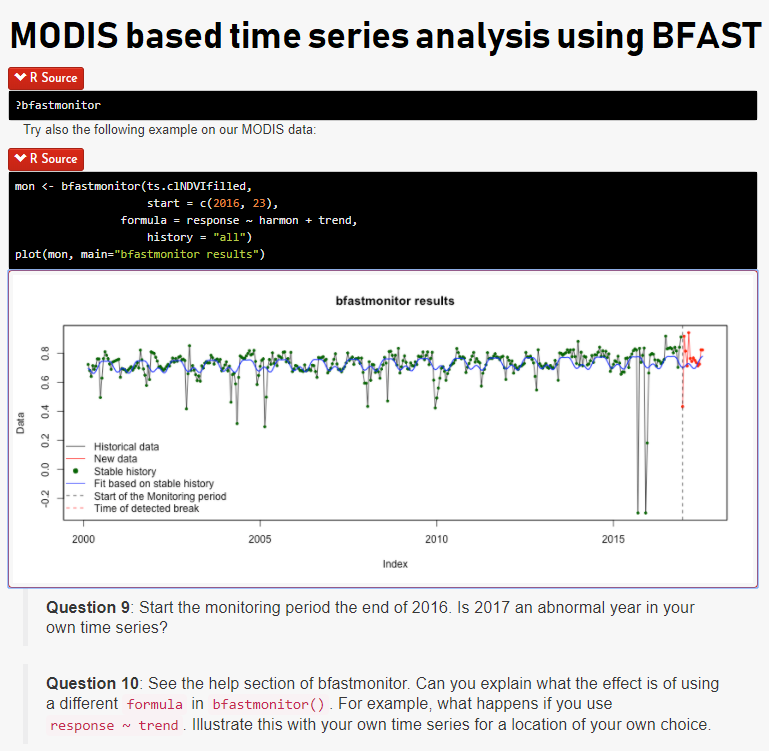 MODIS Web